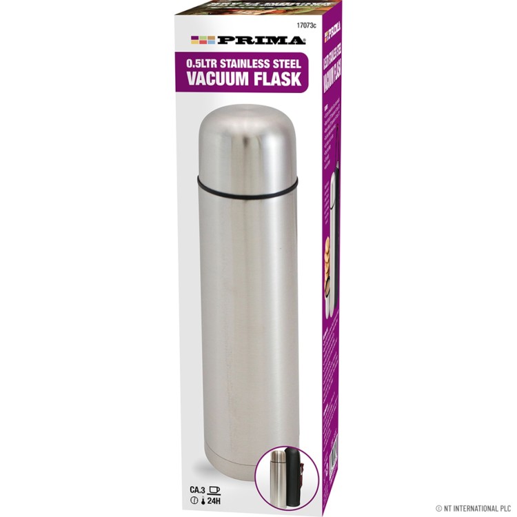  0.5L S/S Vaccum Flask with Carry Case