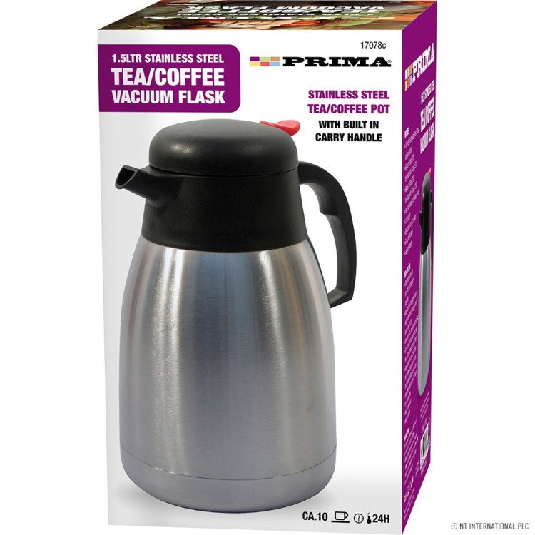 1.5L S/S Tea/Coffee Vacuum Flask / Pot