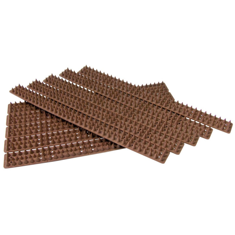 10Pc Security Spikes - Brown
