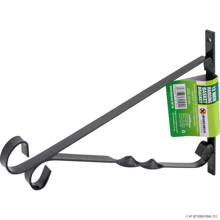 12 inch Hanging Basket Bracket - Heavy Duty