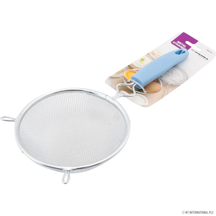 Prima 13cm Metal Tea Strainer - Plastic Handle