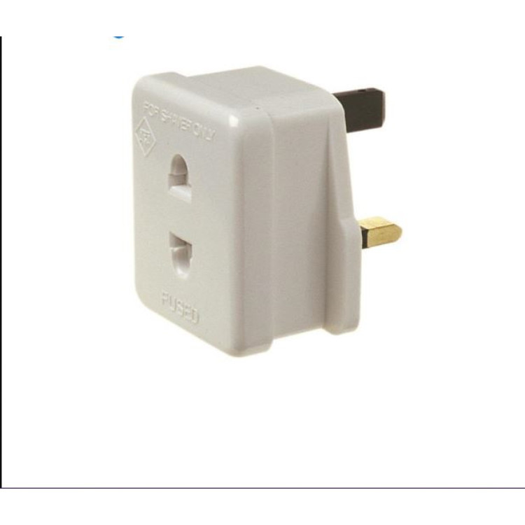 13A Fused Shaver Adaptor for Safe and Efficient Charging