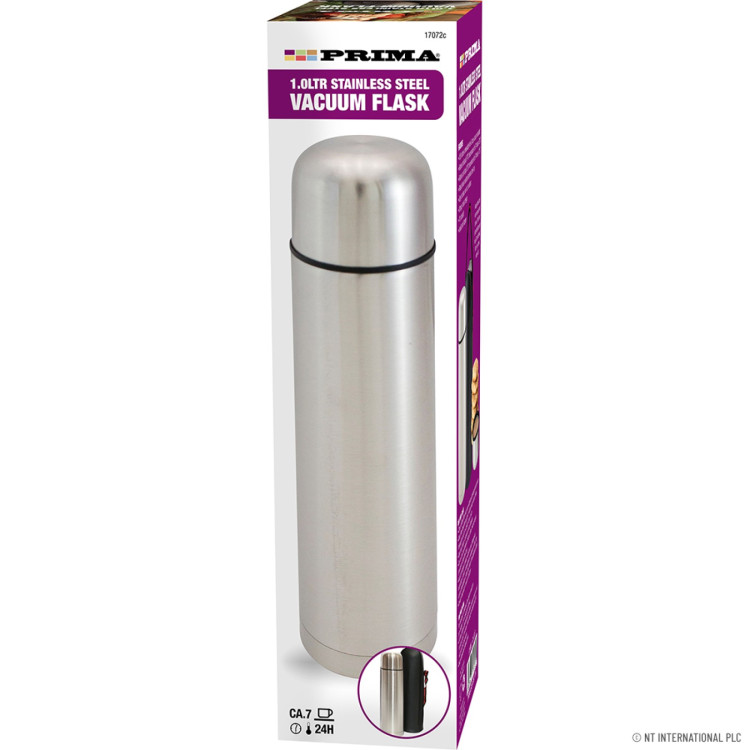  1L S/S Vaccum Flask with Carry Case