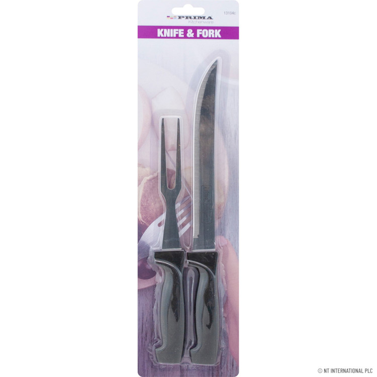 Prima 2pc Carving Knife and Fork Set