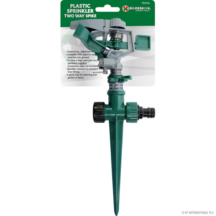 2 Way Spike Plastic Sprinkler