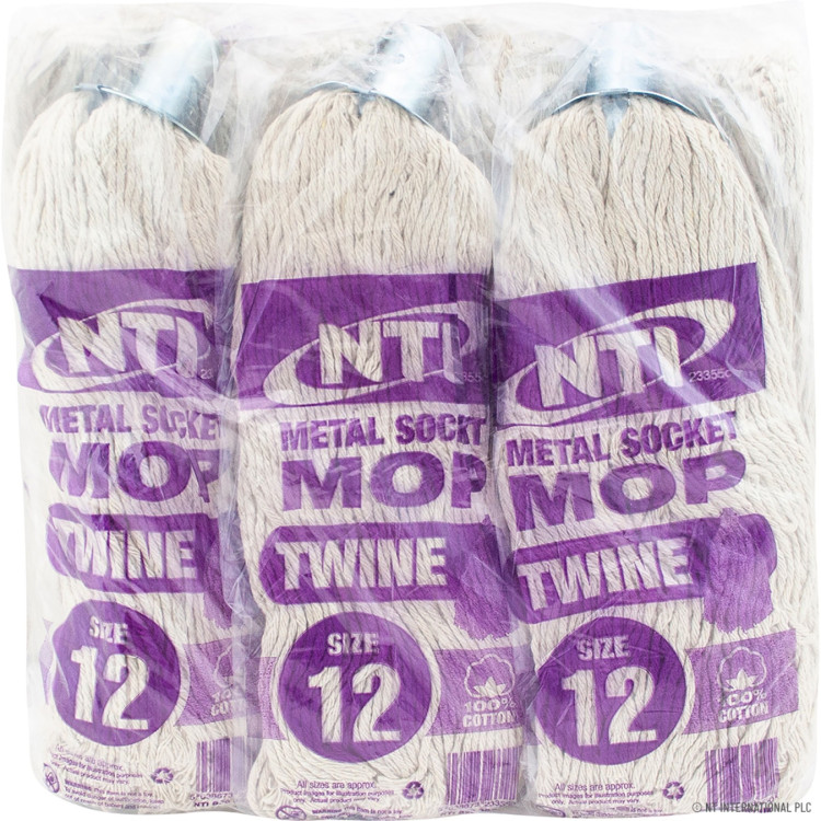 Prima  Size 12 Mop Head 200 Gram Twine Metal - (6)