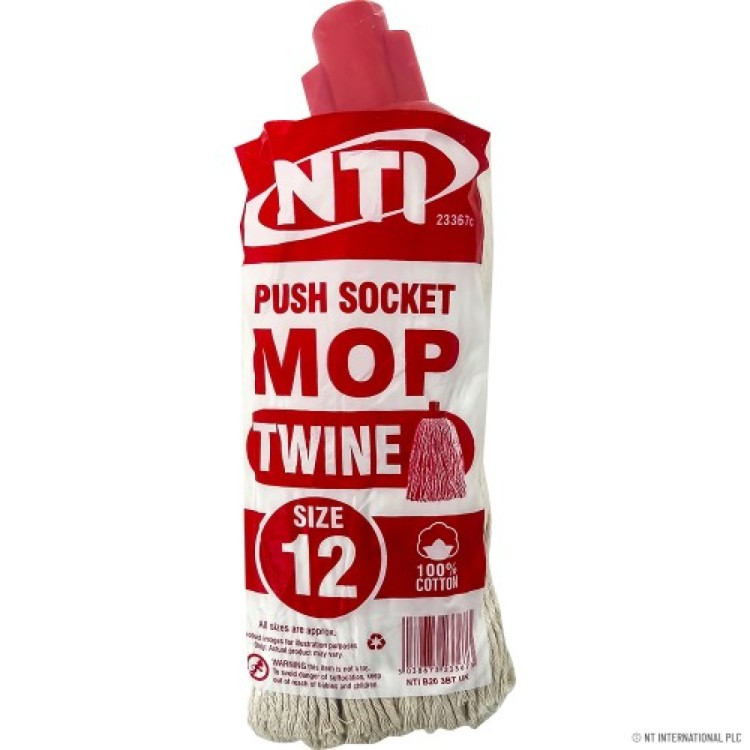  Size 12 Mop Head 200 Gram Twine Plastic - (6)