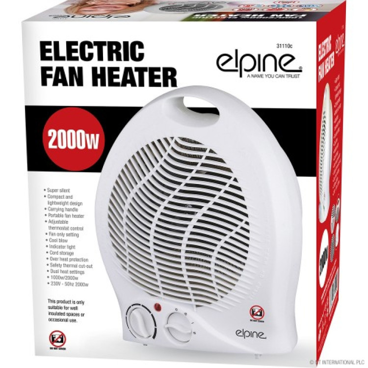  2000w Electric Fan Heater