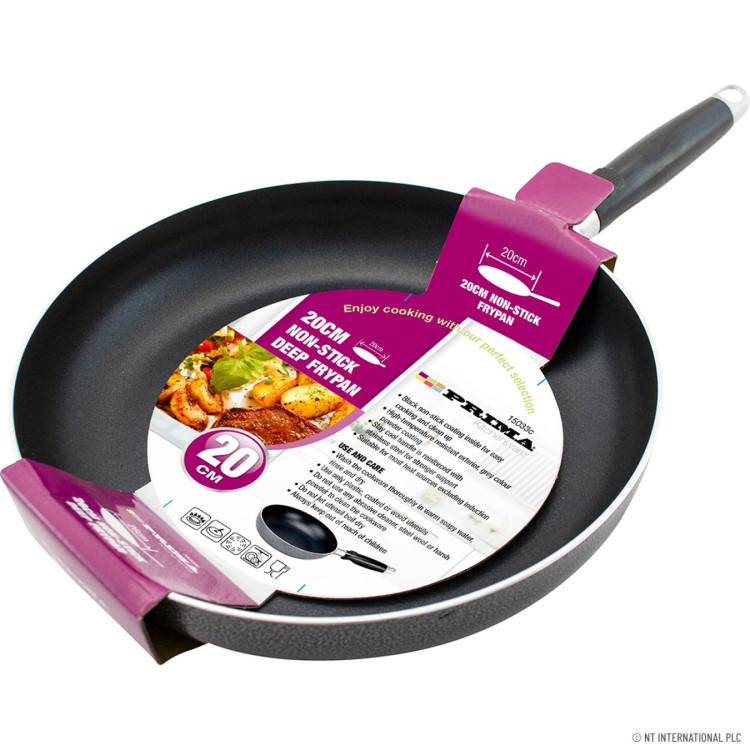 Prima 20cm Non Stick Fry Pan - Stone Vein