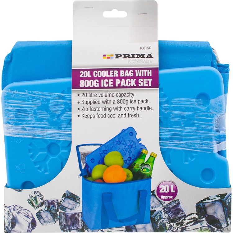  20L Cooler Bag with 800g Ice Pack