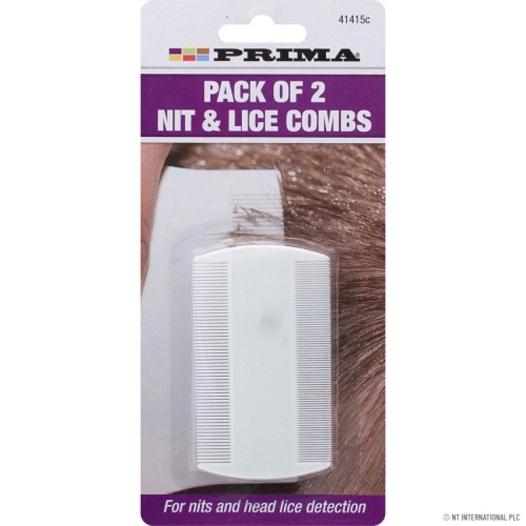 Prima 2Pk Nit Head Lice Comb