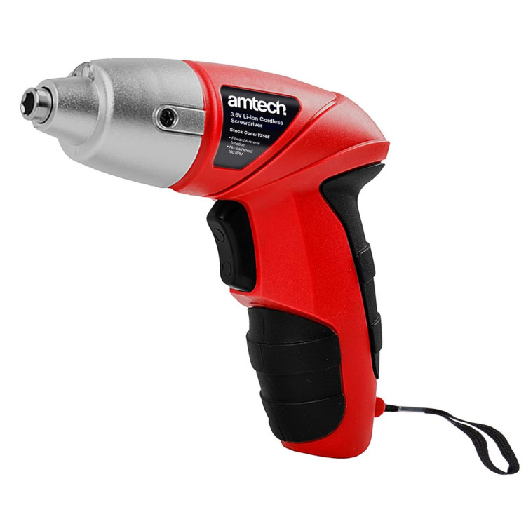 Amtech 3.6V Cordless Lithium Screwdriver Kit