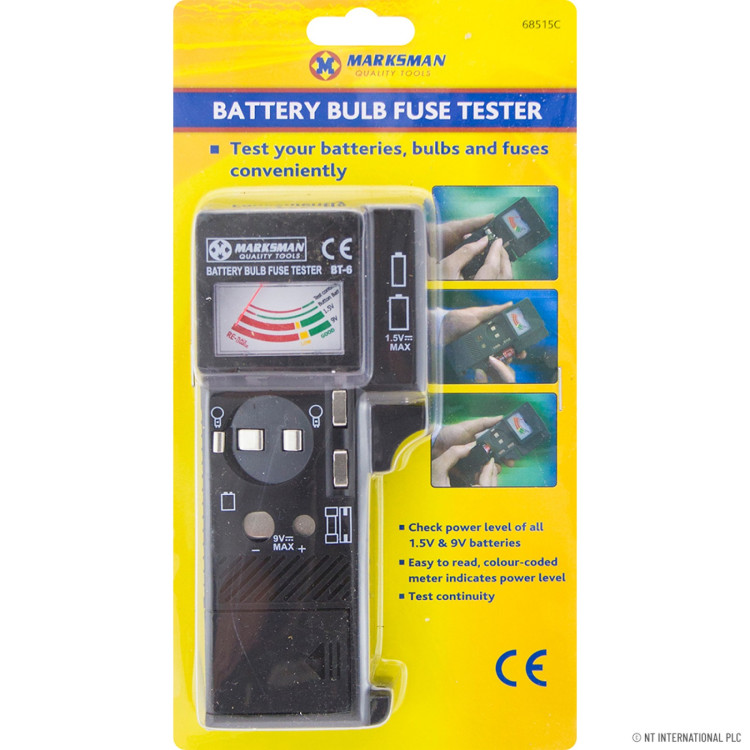  3 in 1 Battery, Bulb & Fuse Tester