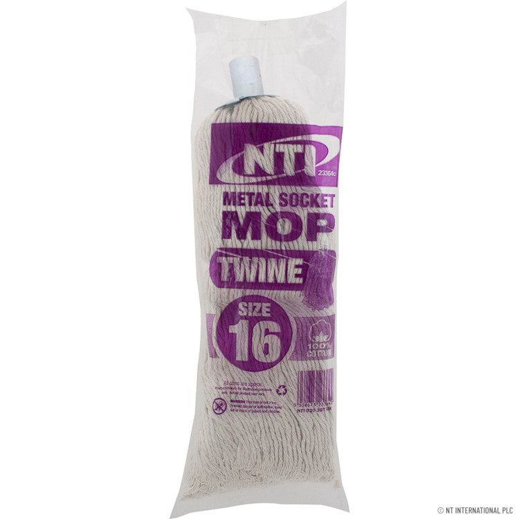 Prima Size 18 Mop Head 300 Gram Twine Metal - (6)