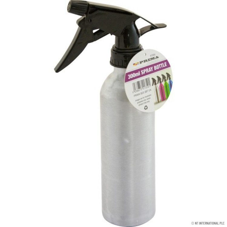 Prima 300ml Hair Spray Bottle - Silver
