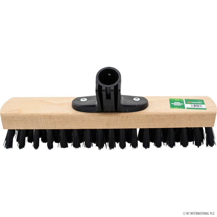 30cm Stiff Scrub Brush - Black