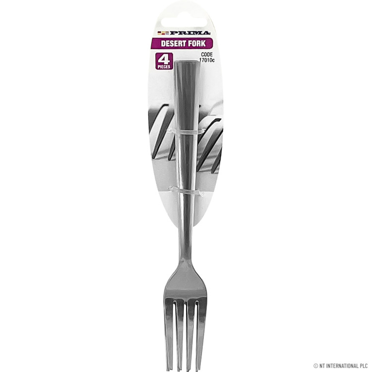  Prima 4pc Desert Fork Set on Tie Card