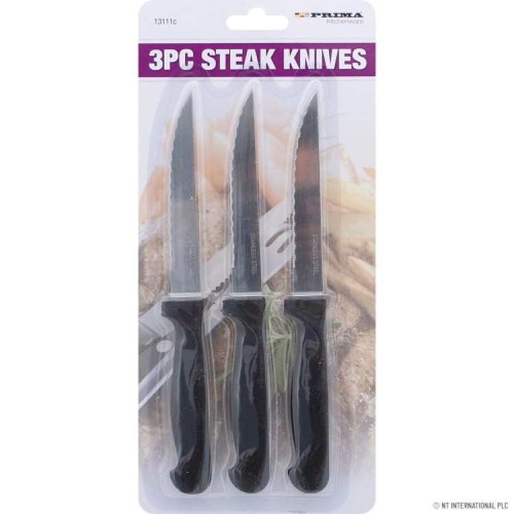 Prima  3pc Knives / Steak Knife Set