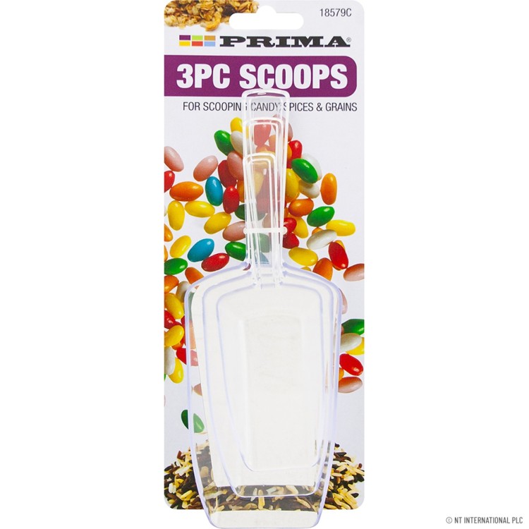 Prima 3Pc Scoop Set Sm/Med/Lrg