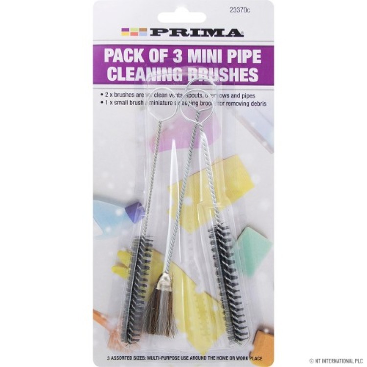 Prima  3pk Mini Pipe Cleaning Brushes