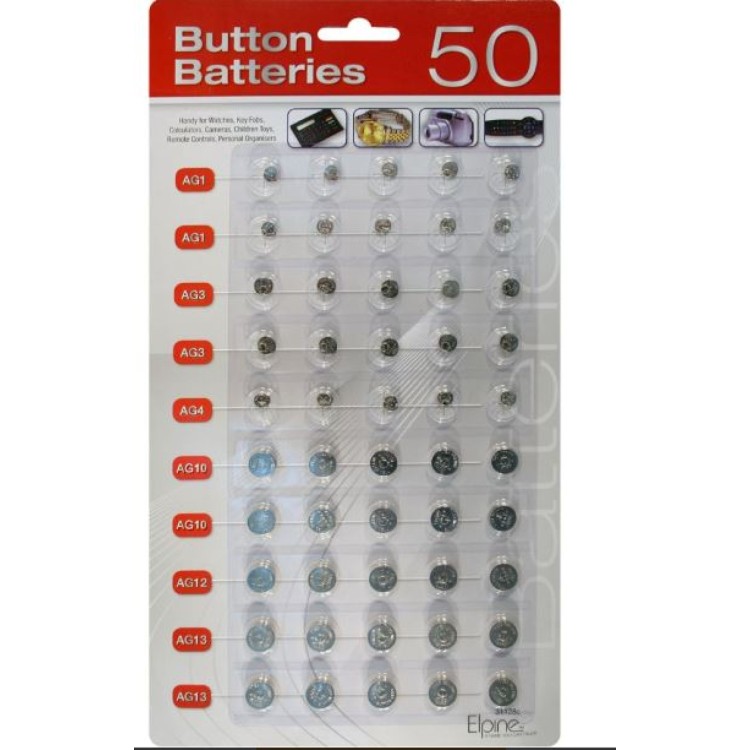 1.5V Button Cell Battery 40pc