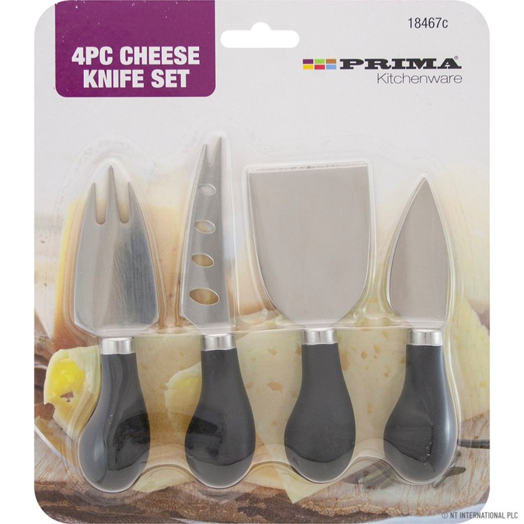4Pc Cheese Knife Set