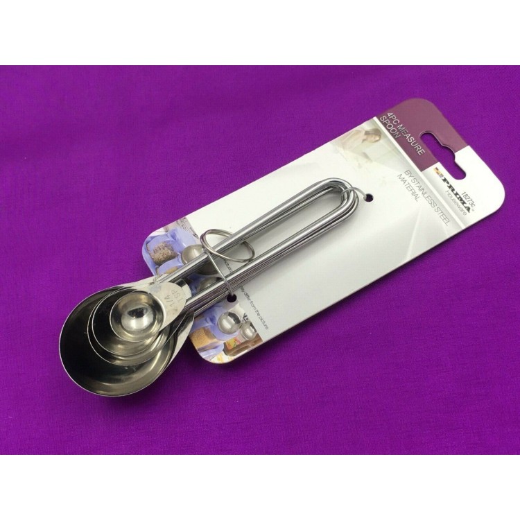 Prima 4Pc Steel Measuring Spoon