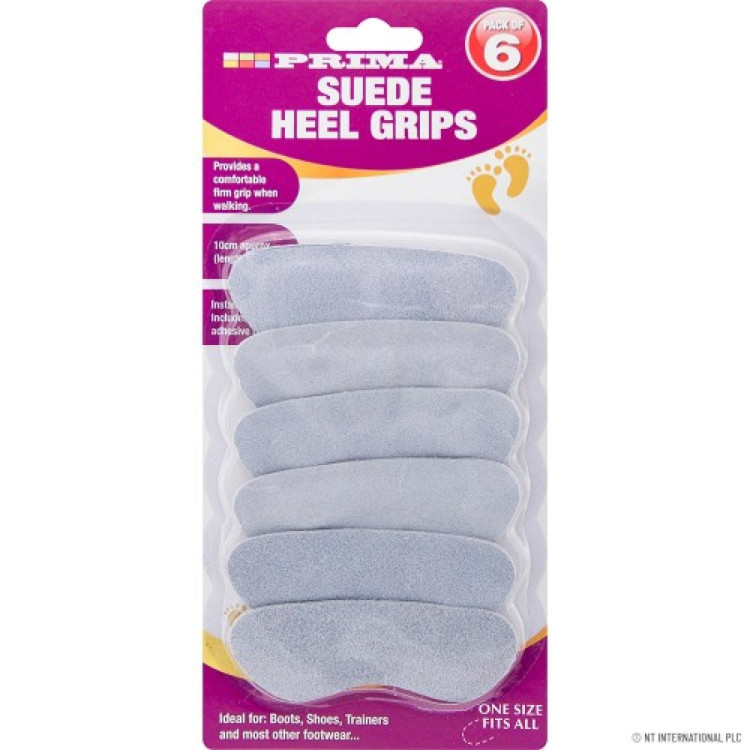 Suede Heel Grips - Shoes Boots 6pk 