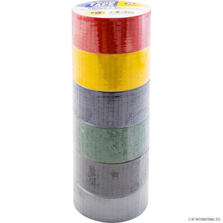  6pk Gaffer / Duct Tape 48mm x 10m - Tower