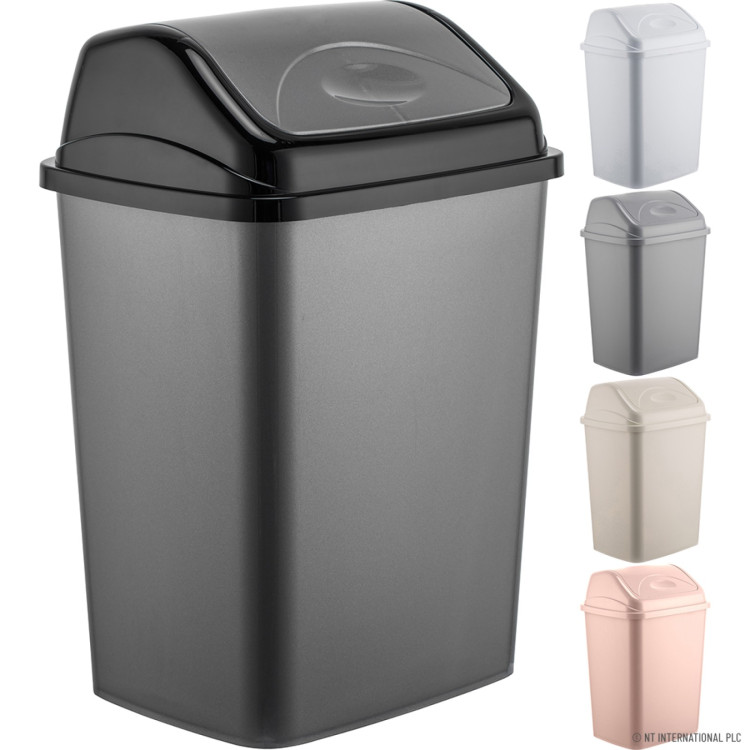 Prima 7.5L Dustbin - (Dark Grey Only)