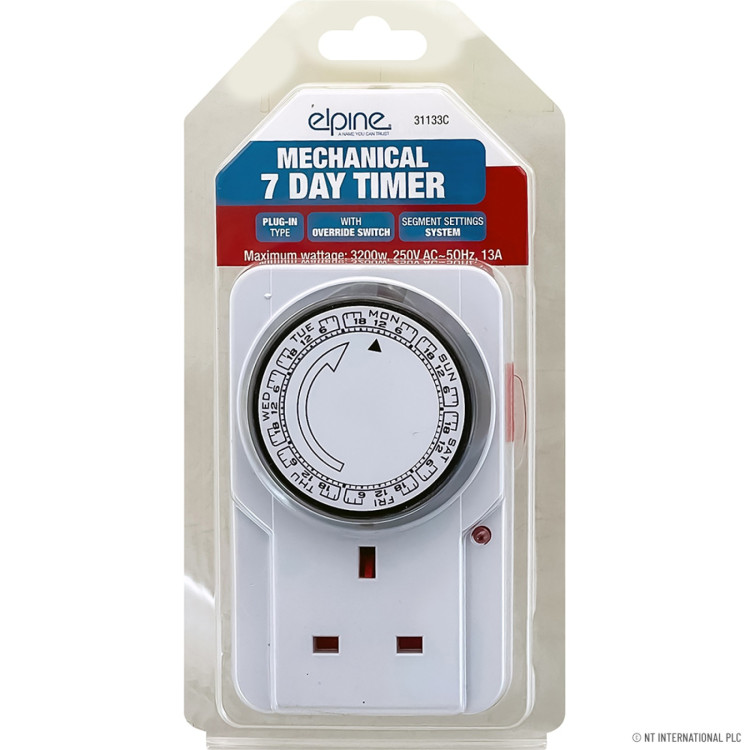 7 Day Programmable Digital Timer Switch