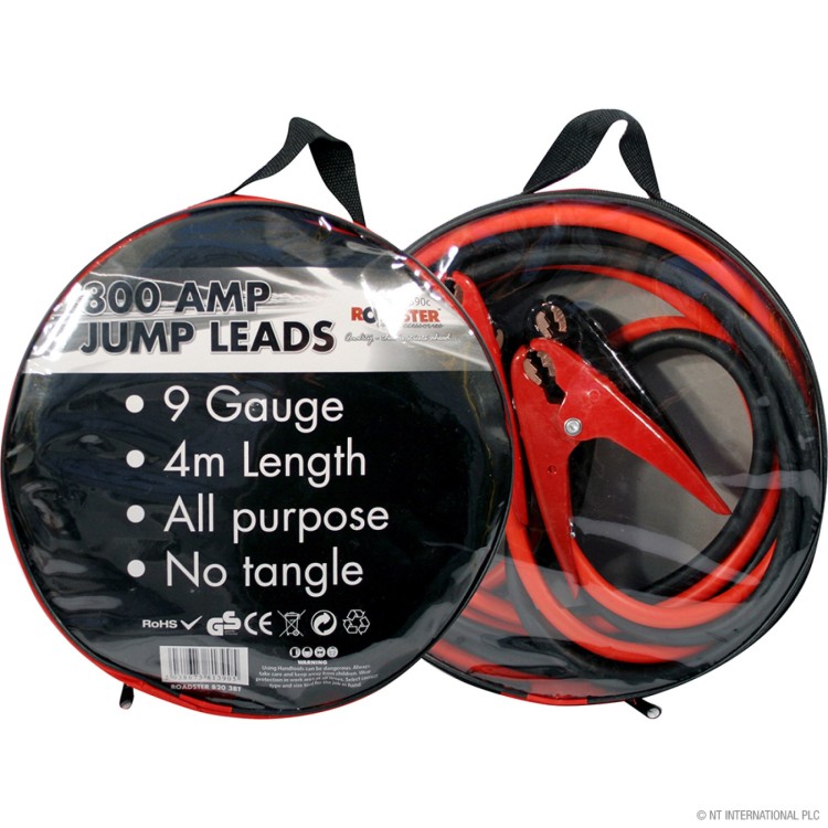 Roadster 800 Amp Jump Leads - 4m