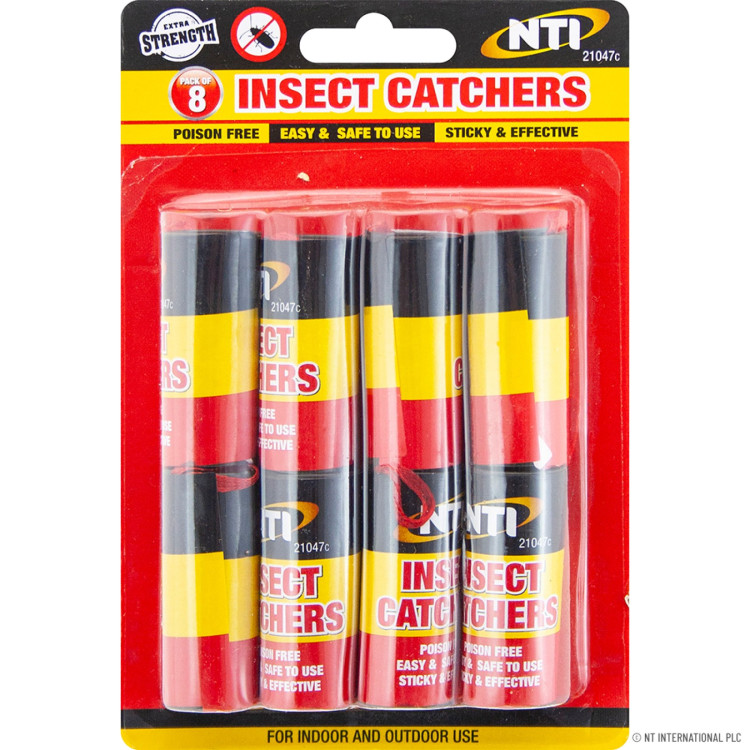8Pk Insect / Fly Paper Catchers