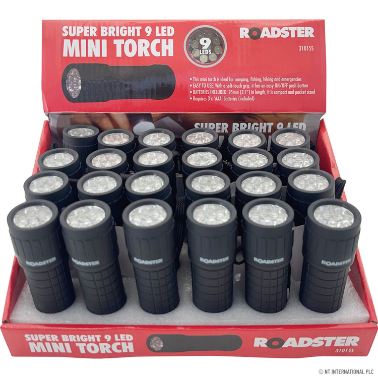 9Led Plastic Flashlight