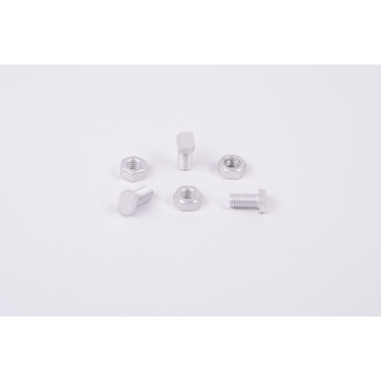 ALM Cropped Head Bolts & Nuts Pack of 20 GH003