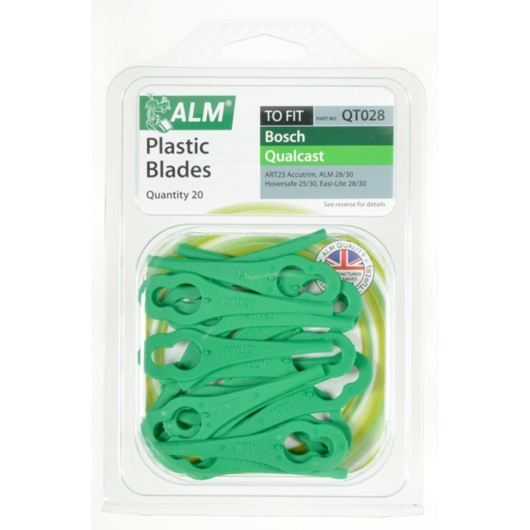 ALM Plastic Blades Pack of 20 QT028