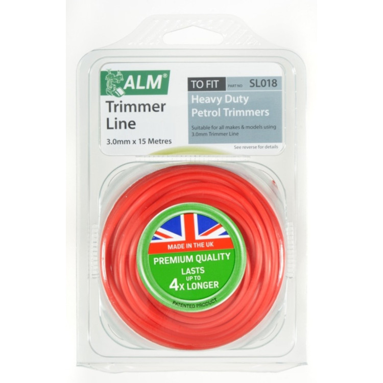 ALM Trimmer Line - Red 3.0mm x 15m SL018