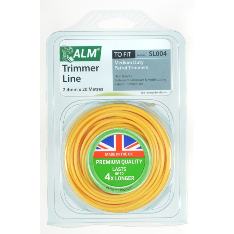 ALM Trimmer Line - Yellow 2.4mm x 20m SL004