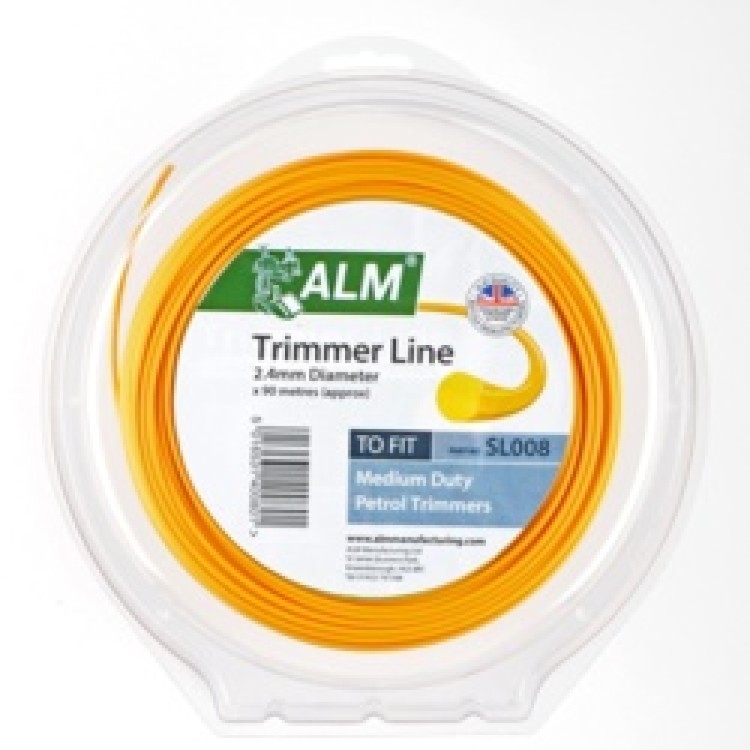 ALM Trimmer Line - Yellow 2.4mm x 90m SL008