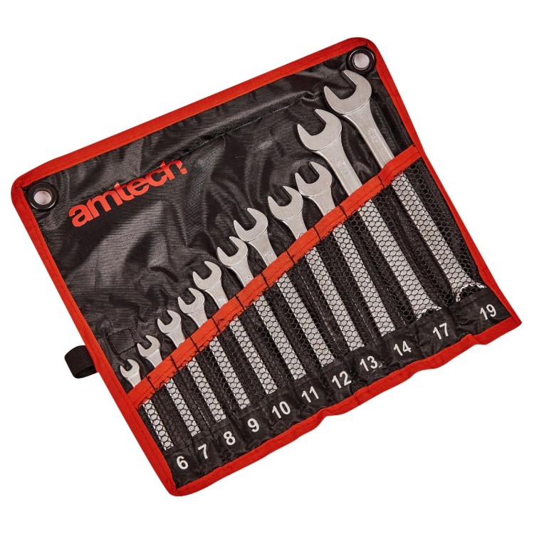 Amtech 11Pc Combination Metric  Spanner Set