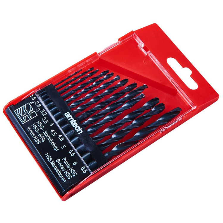 Amtech 13 Piece high speed steel (HSS) drill set - small