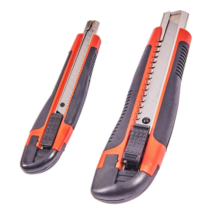 Amtech 2 Piece snap off disposable knife set