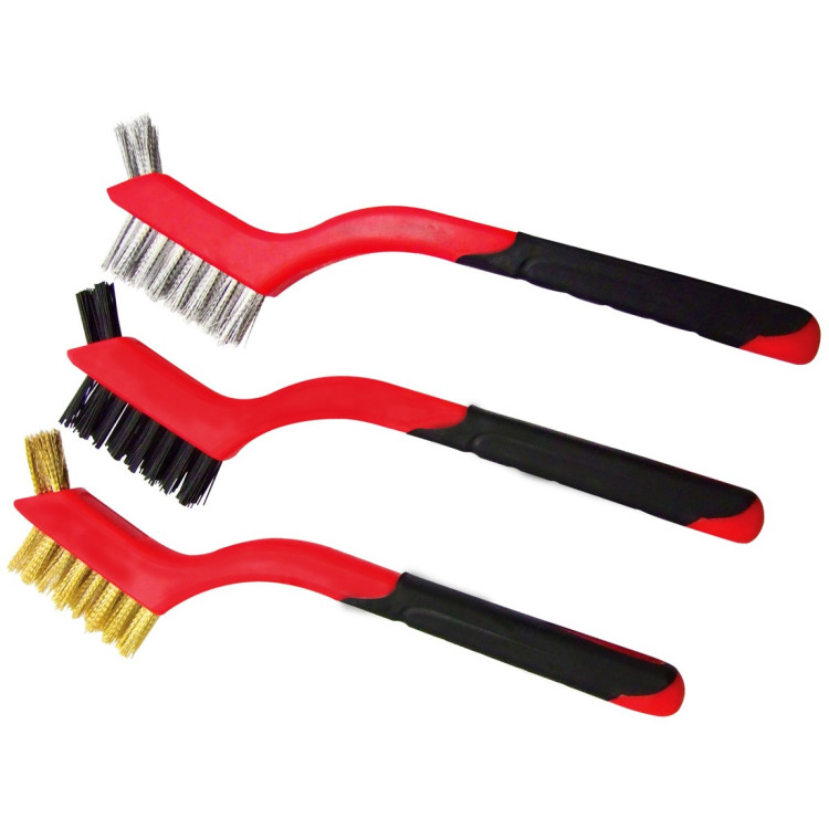 Amtech 3 Piece 2-in-1 brush set