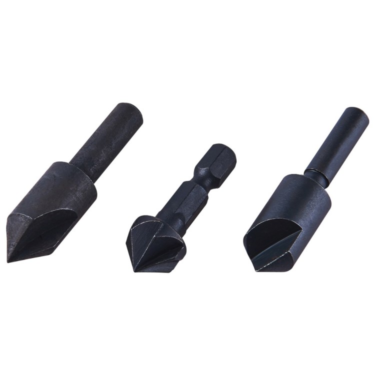 Amtech 3 piece countersink bit set