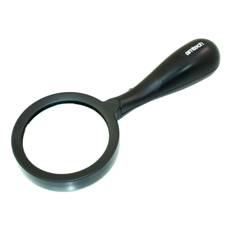 Amtech 3X Magnification Led Hand Magnifier