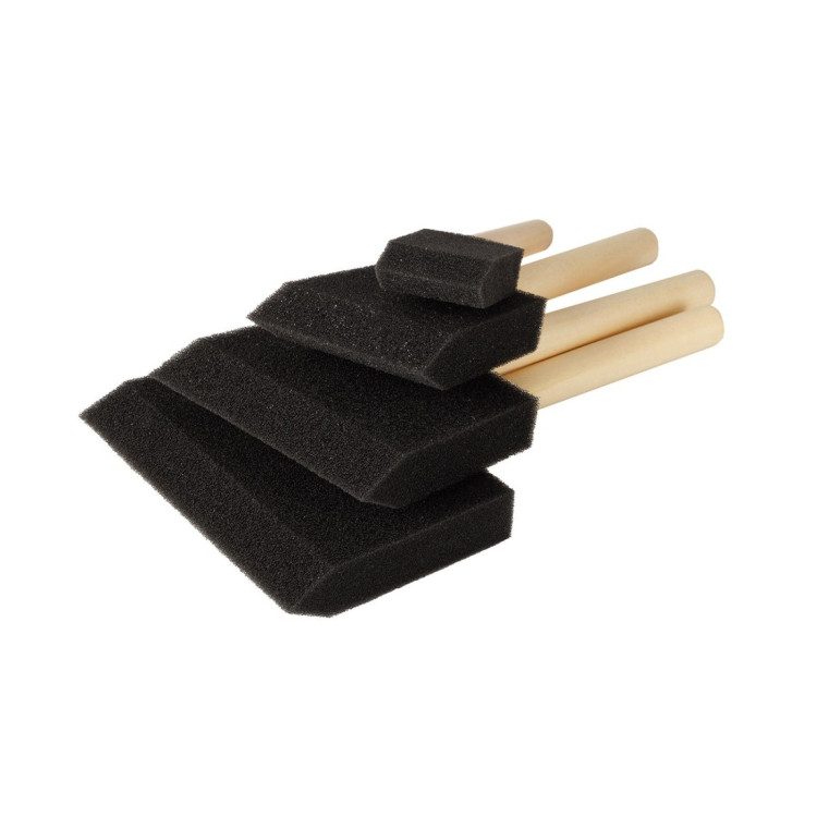 Amtech 4Pcs Poly Foam Brushes