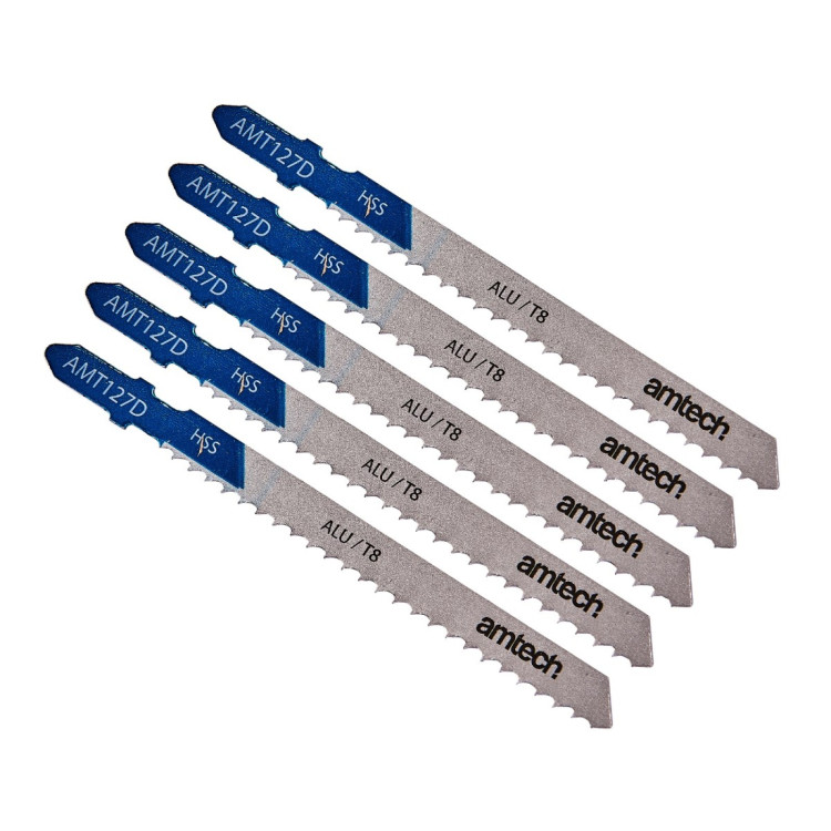 Amtech 5 Piece aluminium jigsaw blade set (AMT127D)