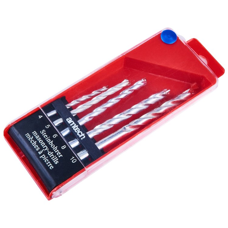 Amtech 5 Piece masonry drill bit set