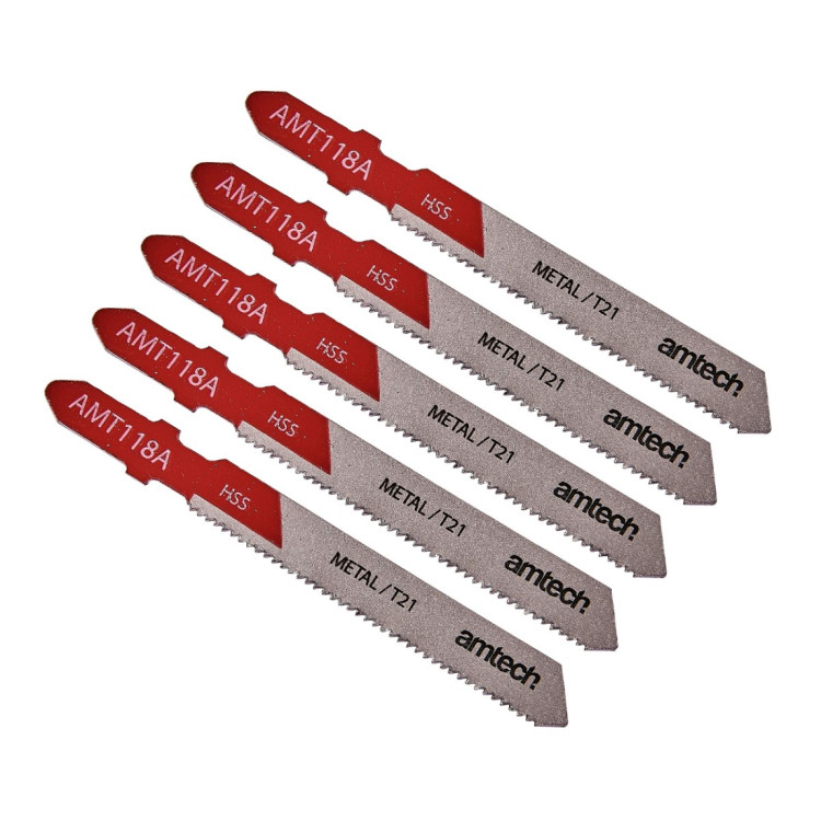 Amtech 5 Piece metal jigsaw blade set (AMT118A)