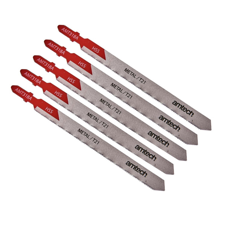 Amtech 5 Piece metal jigsaw blade set (AMT318A)